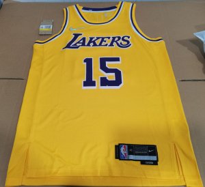 NBA 15 Reaves Lakers Maillot jaune